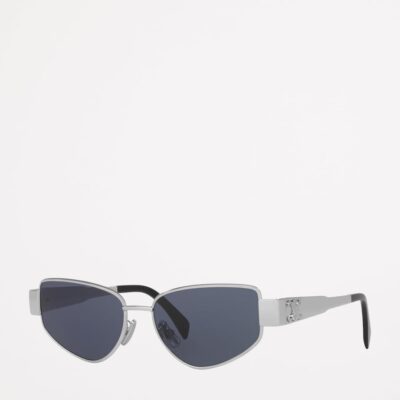 Celine Metal Triomphe Cat Eye Sunglasses - Image 2
