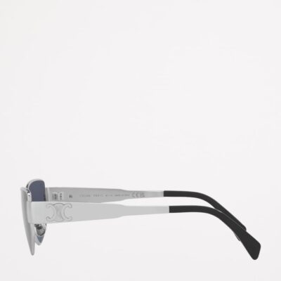 Celine Metal Triomphe Cat Eye Sunglasses - Image 3