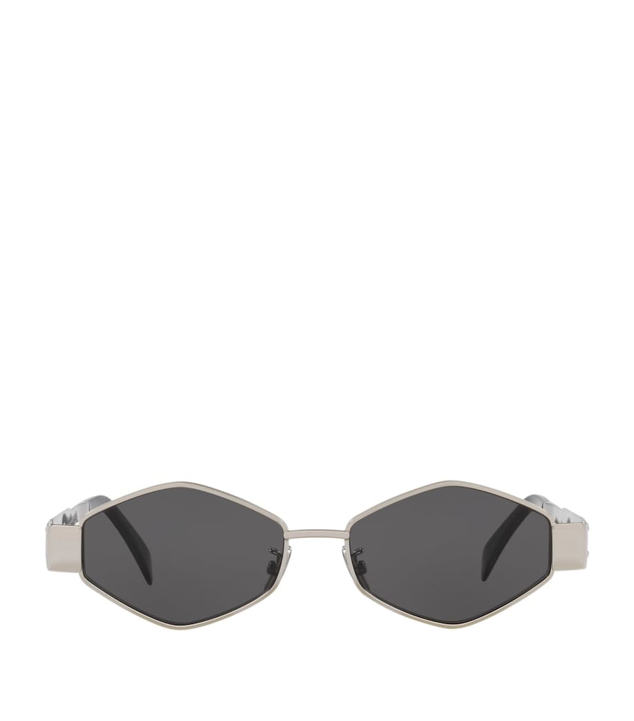 Celine Metal Triomphe Geometric Sunglasses - Image 1