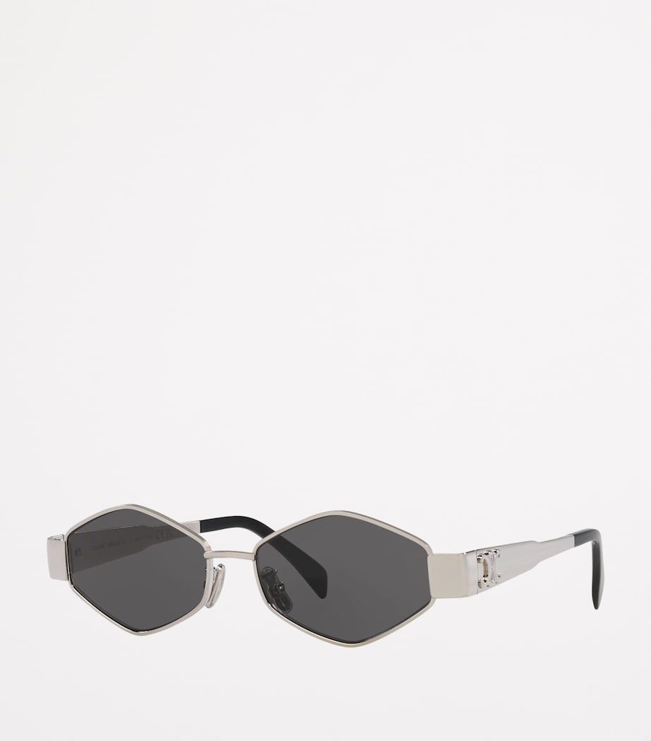 Celine Metal Triomphe Geometric Sunglasses - Image 2
