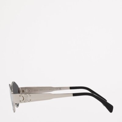 Celine Metal Triomphe Geometric Sunglasses - Image 3