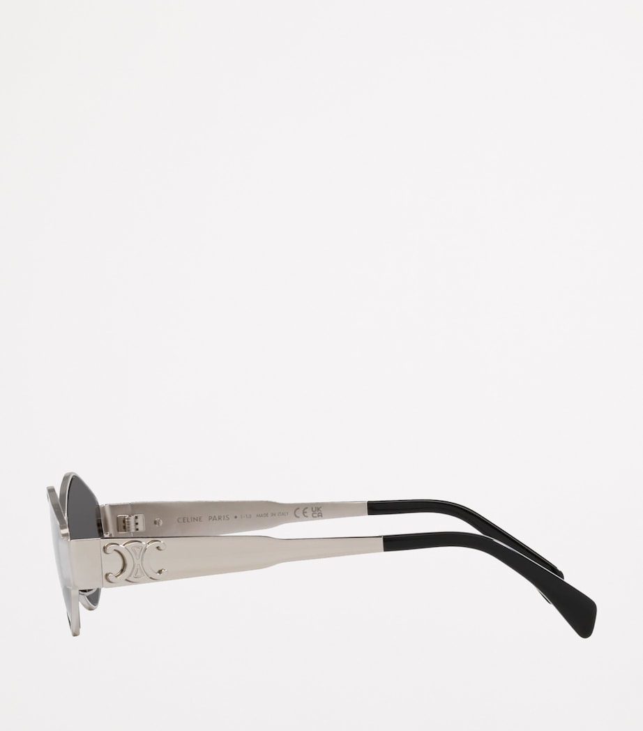 Celine Metal Triomphe Geometric Sunglasses - Image 3
