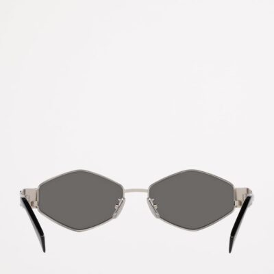 Celine Metal Triomphe Geometric Sunglasses - Image 4