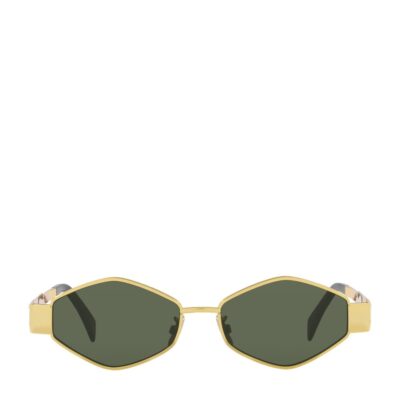 Celine Metal Triomphe Geometric Sunglasses - Image 5