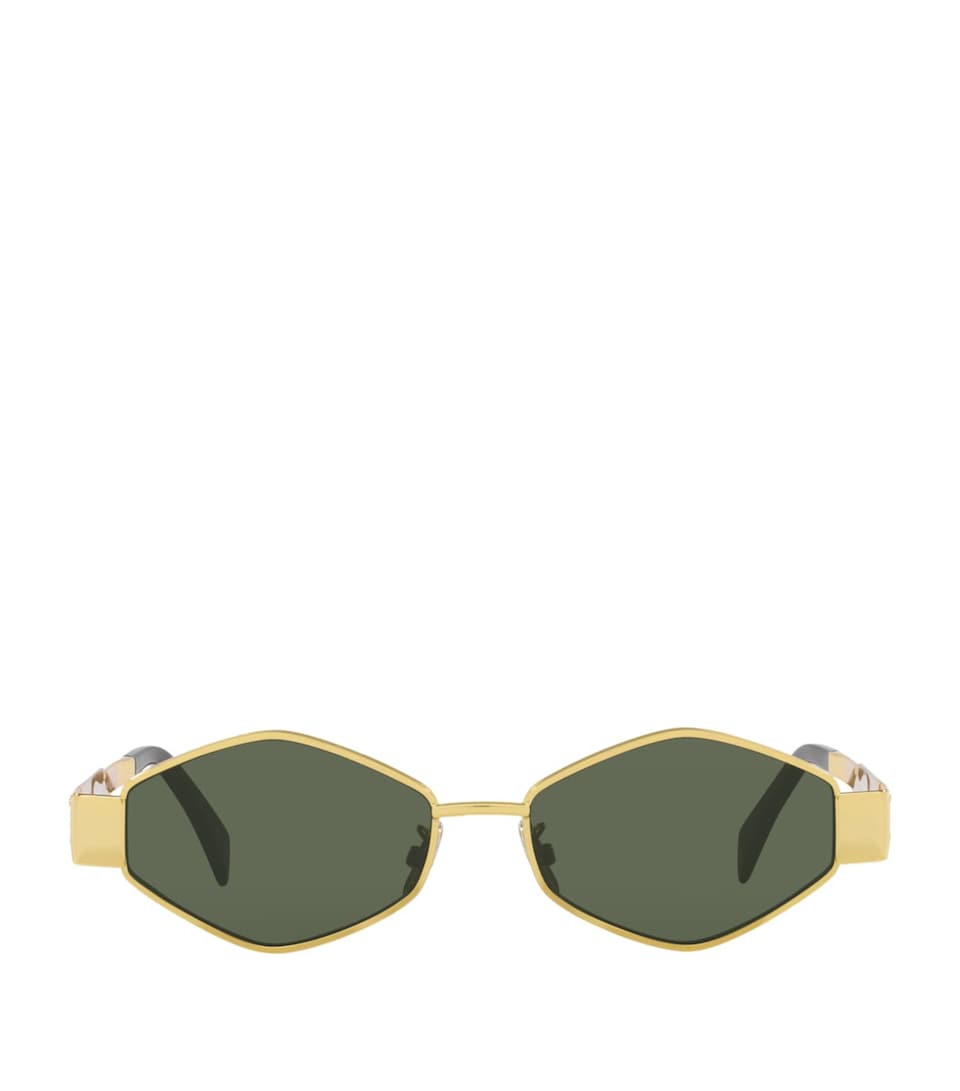 Celine Metal Triomphe Geometric Sunglasses - Image 5