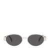 Celine Metal Triomphe Oval Sunglasses - Image 1