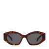 Celine Tortoiseshell Cat Eye Oval Sunglasses - Image 1