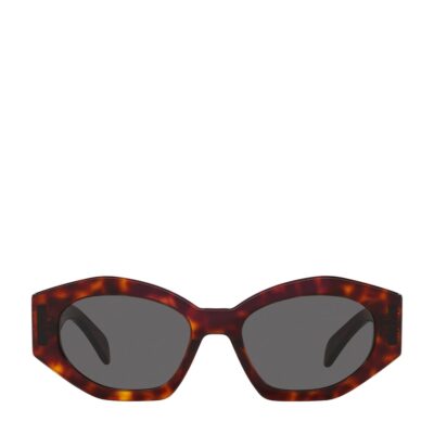 Celine Tortoiseshell Cat Eye Oval Sunglasses - Image 1