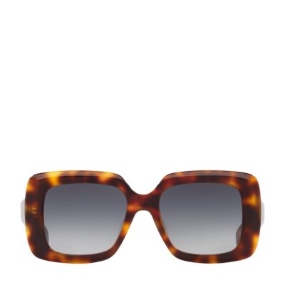 Celine Tortoiseshell Rectangular Sunglasses - Image 4