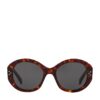 Celine Tortoiseshell Round Sunglasses - Image 1