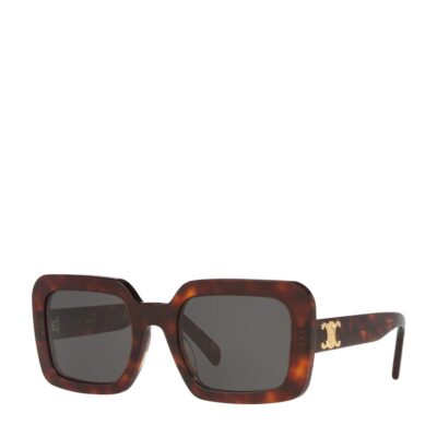 Celine Tortoiseshell Square Triomphe Sunglasses - Image 2