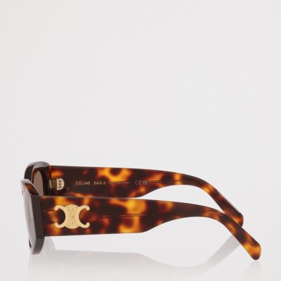 Celine Tortoiseshell Triomphe CL40308U Irregular Sunglasses - Image 3