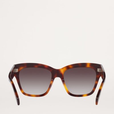 Celine Tortoiseshell Triomphe Square Sunglasses - Image 4