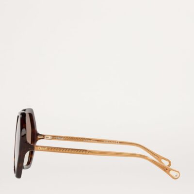 Chloé Acetate Esther Geometric Sunglasses - Image 3