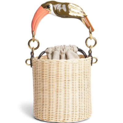 Chloé Lambskin Swan Clutch Bag - Image 5
