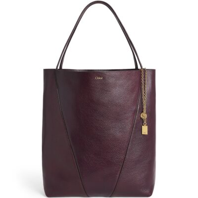 Chloé Large Leather Spin Tote Bag - Image 1