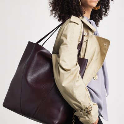 Chloé Large Leather Spin Tote Bag - Image 5