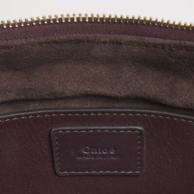 Chloé Leather-Snakeskin Chain Horse Shoulder Bag - Image 3