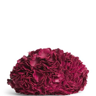 Chloé Leather Floral Plissé Shoulder Bag - Image 1