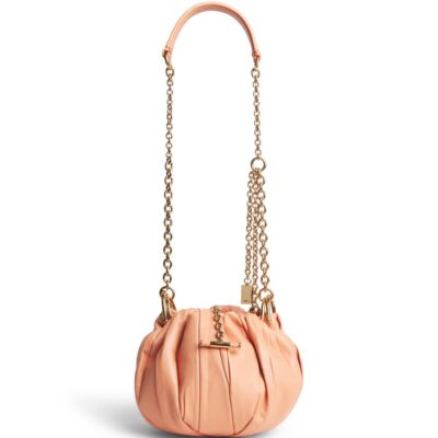 Chloé Leather Plissé Shoulder Bag - Image 1
