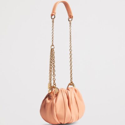 Chloé Leather Plissé Shoulder Bag - Image 2