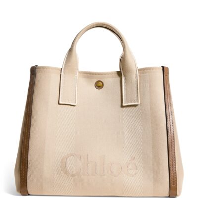 Chloé Medium Canvas Carry Tote Bag - Image 1