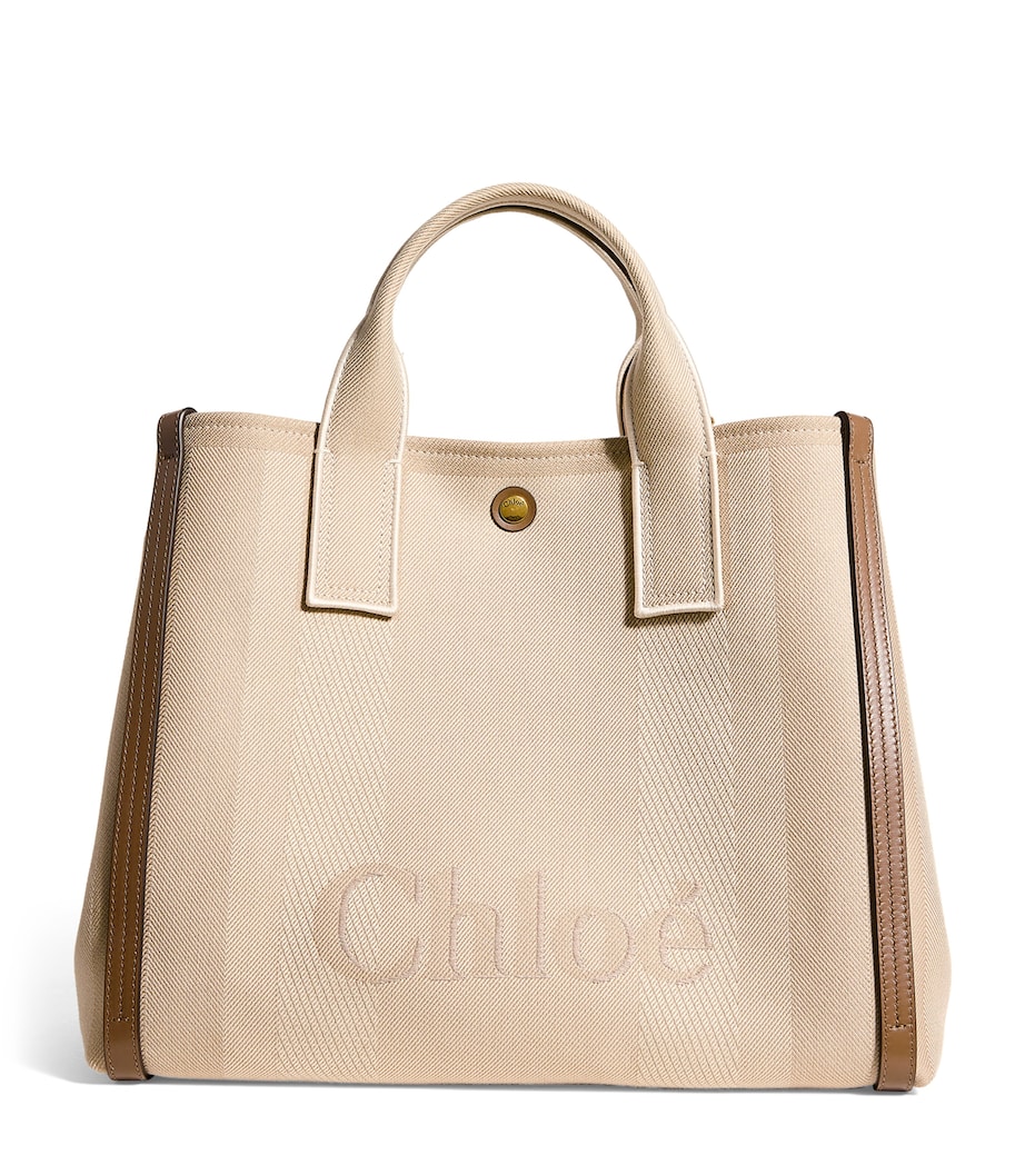Chloé Medium Canvas Carry Tote Bag - Image 1