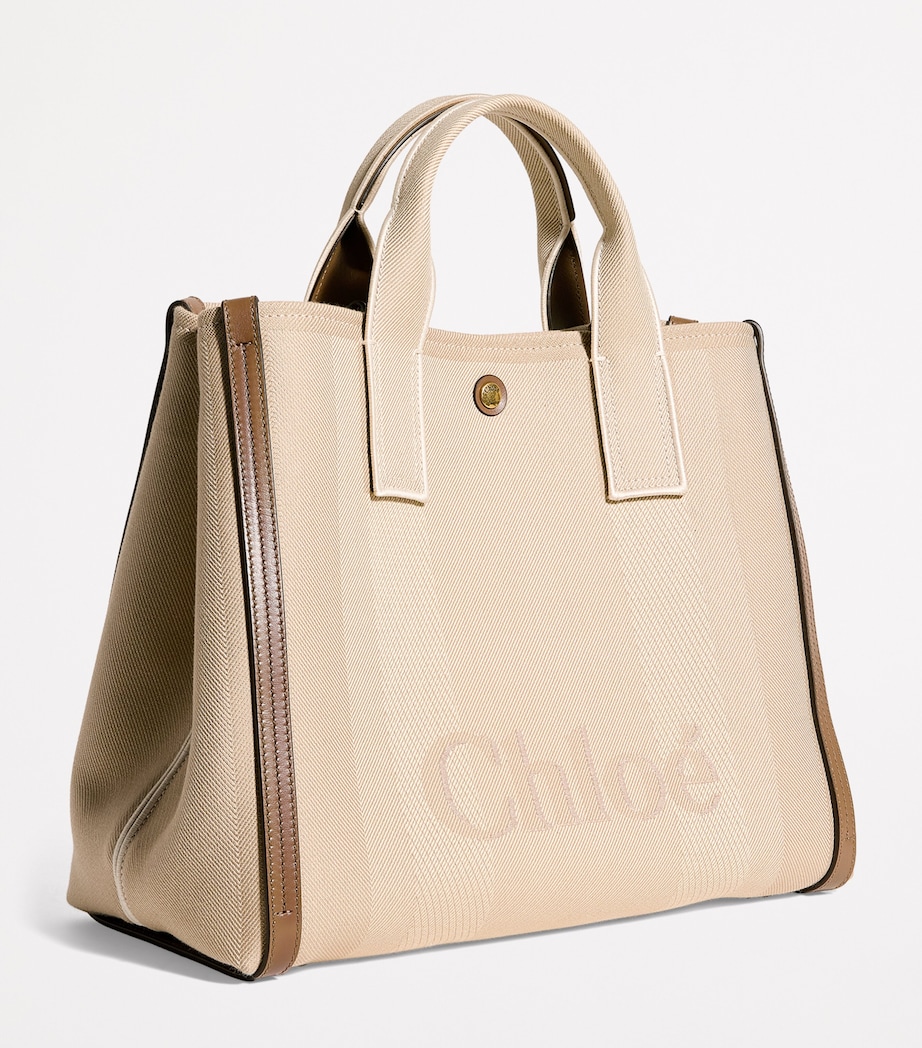 Chloé Medium Canvas Carry Tote Bag - Image 3