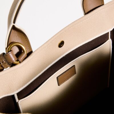 Chloé Medium Canvas Carry Tote Bag - Image 4