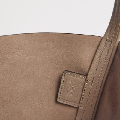 Chloé Medium Leather-Suede Spin Tote Bag - Image 3