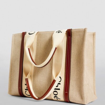 Chloé Medium Woody Tote Bag - Image 3