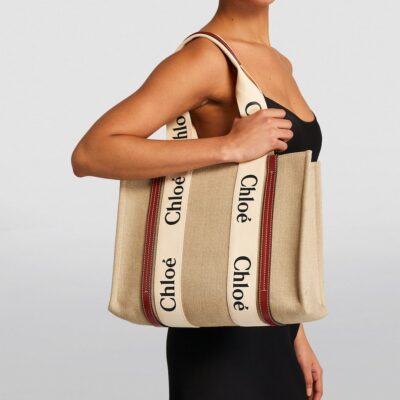Chloé Medium Woody Tote Bag - Image 4