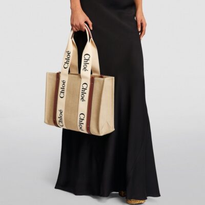 Chloé Medium Woody Tote Bag - Image 5