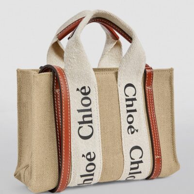 Chloé Mini Woody Tote Bag - Image 3