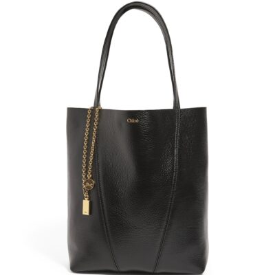 Chloé Panelled Calfskin Balloon Tote Bag - Image 5