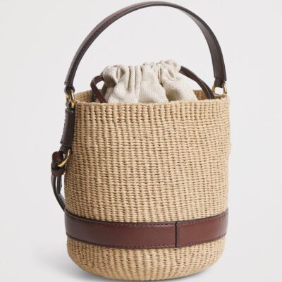 Chloé Raffia Charms Bucket Bag - Image 2