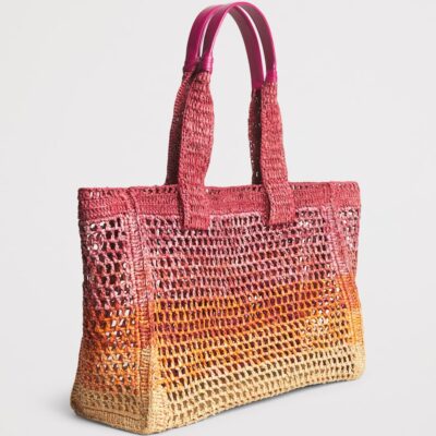 Chloé Raffia Summer Banana East-West Tote Bag - Image 2