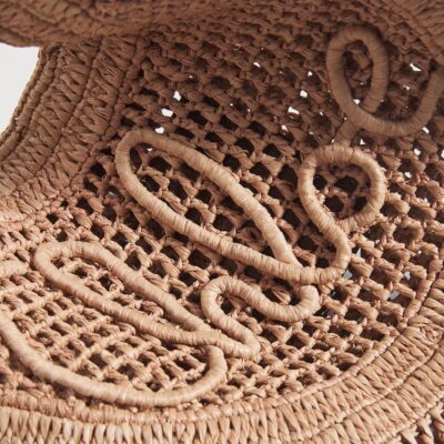 Chloé Raffia Summer Banana Shoulder Bag - Image 4