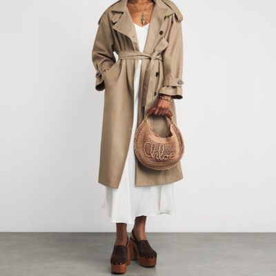 Chloé Raffia Summer Banana Shoulder Bag - Image 5