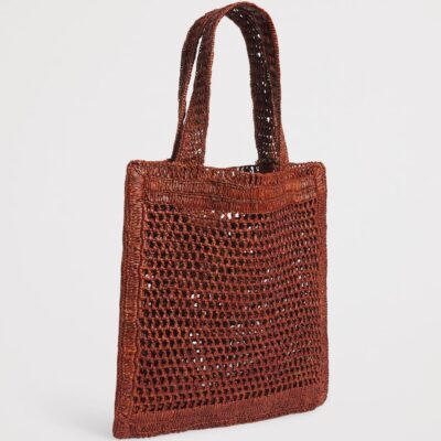 Chloé Raffia Summer Banana Tote Bag - Image 3