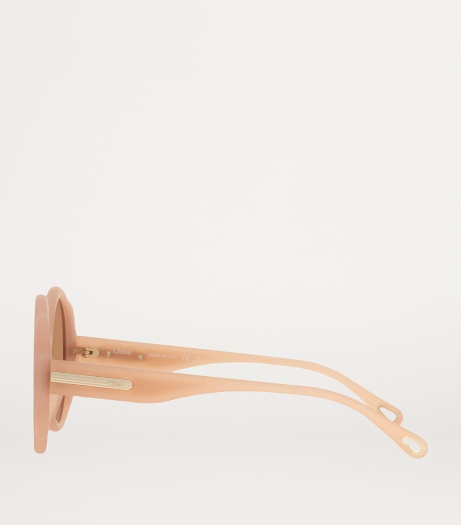 Chloé Round Flower Sunglasses - Image 3