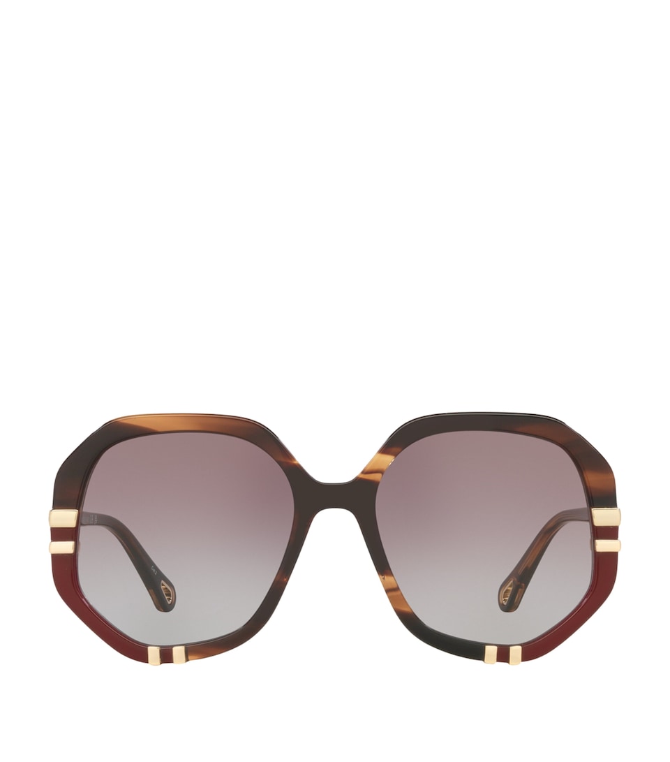 Chloé Round Flower Sunglasses - Image 5