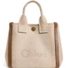Chloé Small Canvas Carry Tote Bag - Image 1