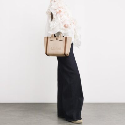 Chloé Small Canvas Carry Tote Bag - Image 2