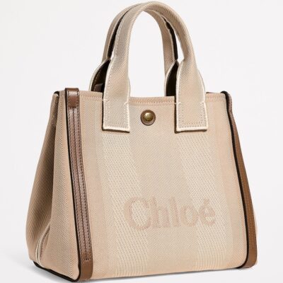 Chloé Small Canvas Carry Tote Bag - Image 3