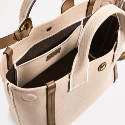 Chloé Small Canvas Carry Tote Bag - Image 4