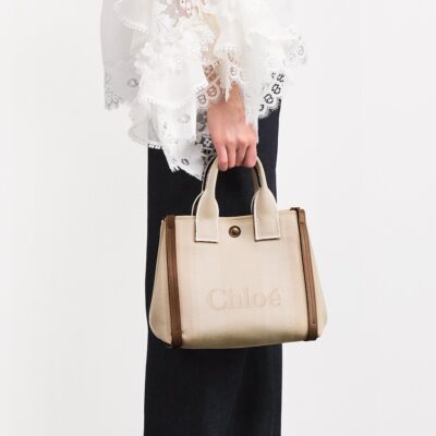 Chloé Small Canvas Carry Tote Bag - Image 5