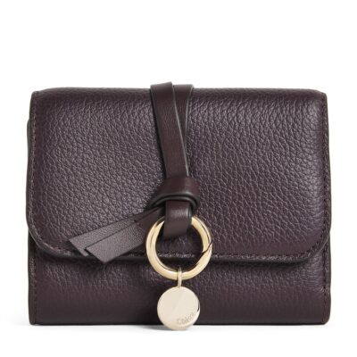 Chloé Small Leather Alphabet Trifold Wallet - Image 1