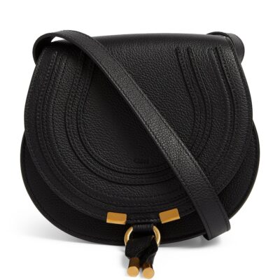 Chloé Small Leather Marcie Saddle Bag - Image 1