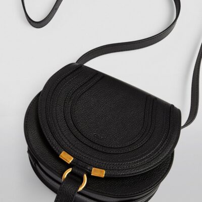 Chloé Small Leather Marcie Saddle Bag - Image 3